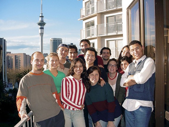 grupo de estudiantes en auckland